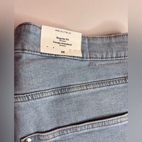 Women's plus size Regular Jean blue Fit Strech Coupe Standard Strech W38 L32 - Picture 7 of 16